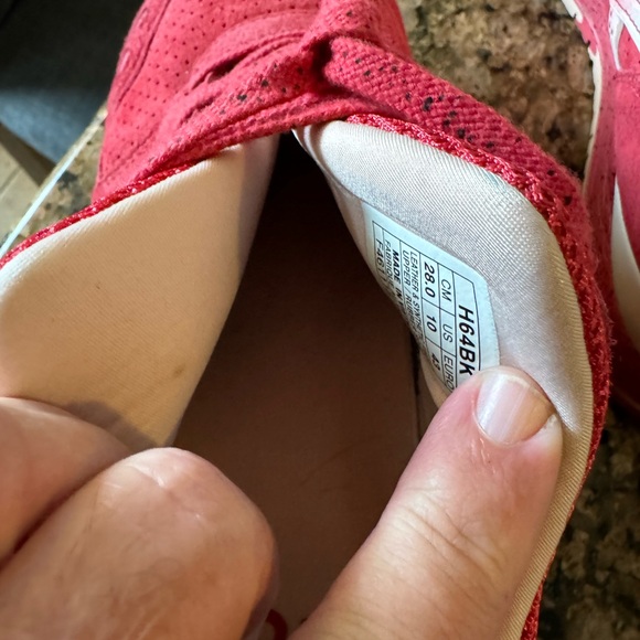 Red ASICS Gel Lyte III Men’s 10 Shoes Strawberries & Cream H64BK MINTY RARE - Picture 10 of 11